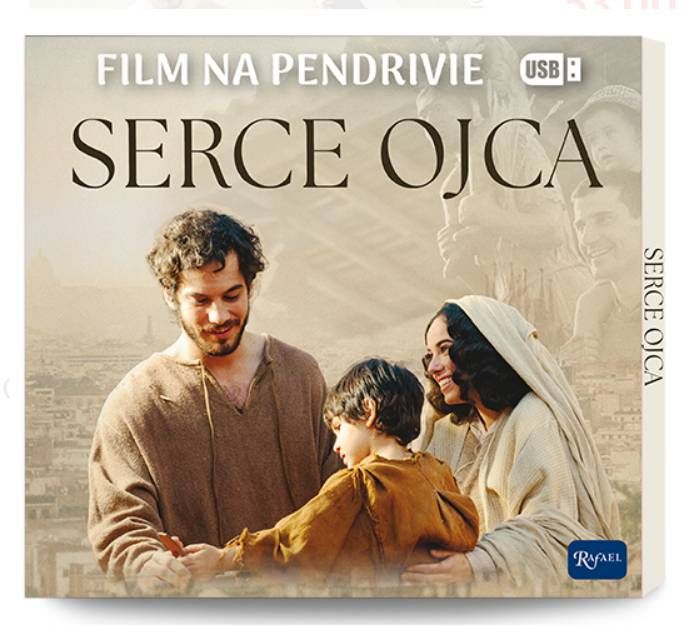 Pendrive z filmem Serce Ojca w ozdobnym opakowaniu – film o Świętym Józefie