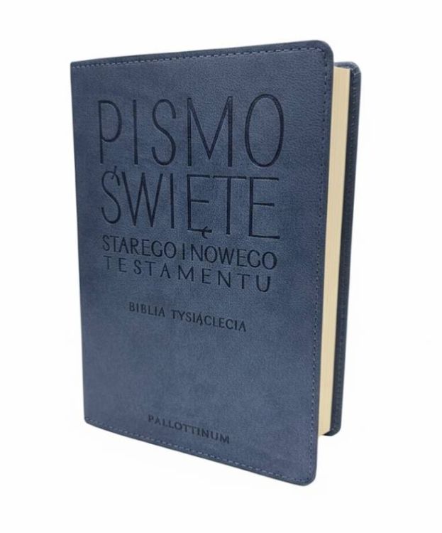 Biblia Tysiąclecia Oazowa – Elegancka oprawa zamszowa dla wspólnot i rodzin.