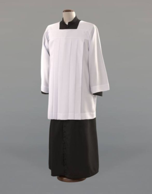 Komża kapłańska prosta codzienna szata liturgiczna do spowiedzi i kolędy.