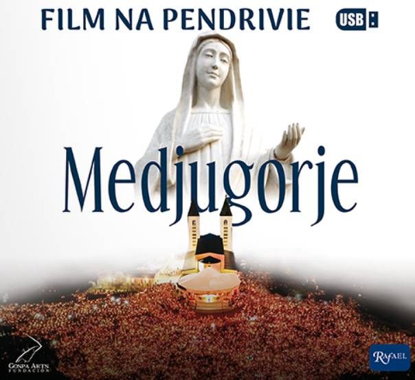 Medjugorje film na pendrivie – okładka,  dokumentalny 127 min, lektor polski, Rafael