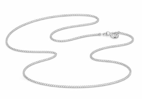 łańcuszek srebrny pancerka diamentowana 0,5 mm próba 925 białe tło kółko sprężynowe, e-religijne.pl