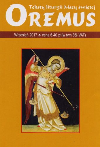 Księgarnia chrześcijańska e-religijne.pl: Oremus na WRZESIEŃ 2017 - teksty liturgii Mszy Świętej 