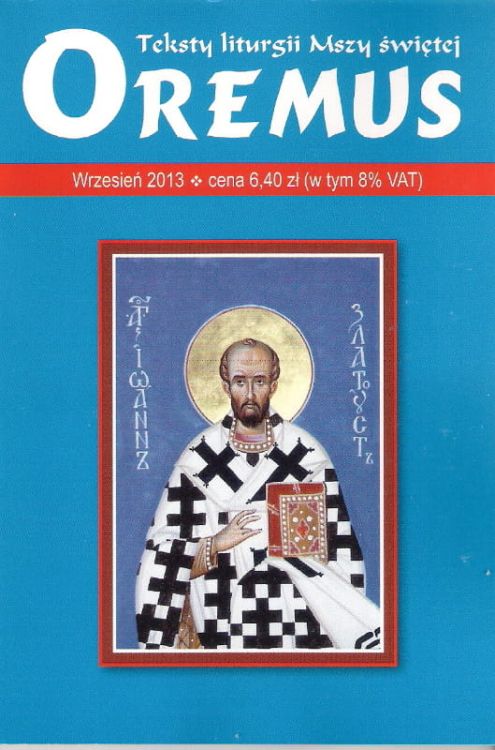 Oremus - wrzesień 2013 - teksty liturgii Mszy Świętej e-religijne.pl