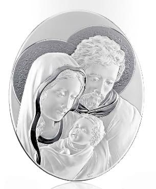 Święta Rodzina - obrazek srebrny 722F e-religijne.pl
