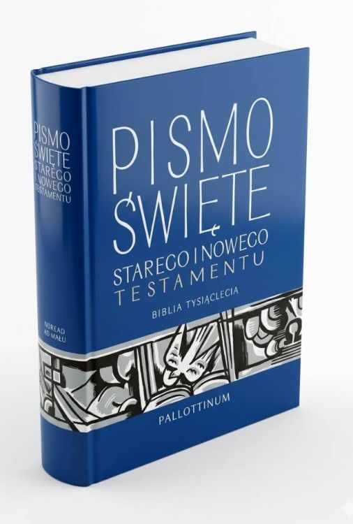 Pismo Święte Starego i Nowego Testamentu Biblia Papieska duża czcionka format A4 twarda oprawa Pallottinum wydanie piąte 1657 stron