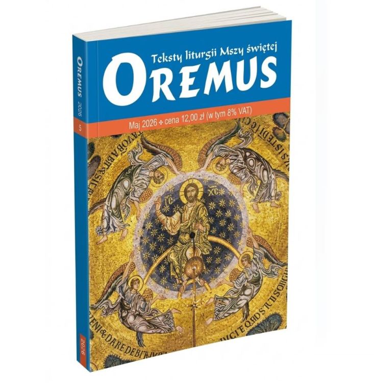Oremus maj 2026 teksty liturgii Mszy świętej miesięcznik wydawnictwo Promic miękka oprawa 110x159 mm