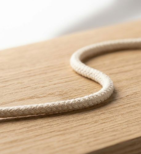 knot cienki bawełniany 3-4 mm splot okrągły do lampki oliwnej