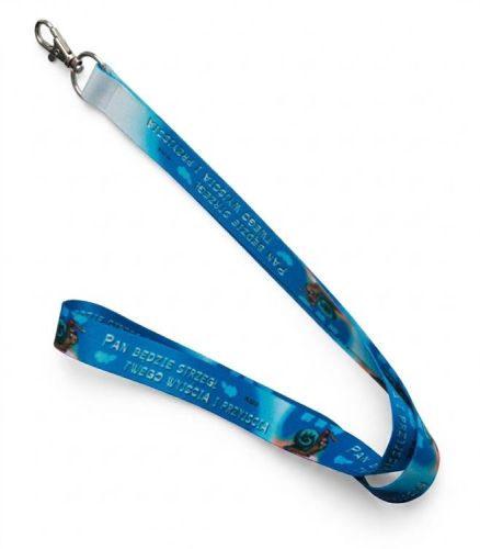 Smycz długa z tekstem religijnym "Pan będzie strzegł twego wyjścia i przyjścia" Ślimak - do kluczy