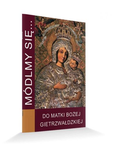 Modlitewnik Do Matki Bożej Gietrzwałdzkiej — okładka z fragmentem ikony srebrnej Maryi z Dzieciątkiem
