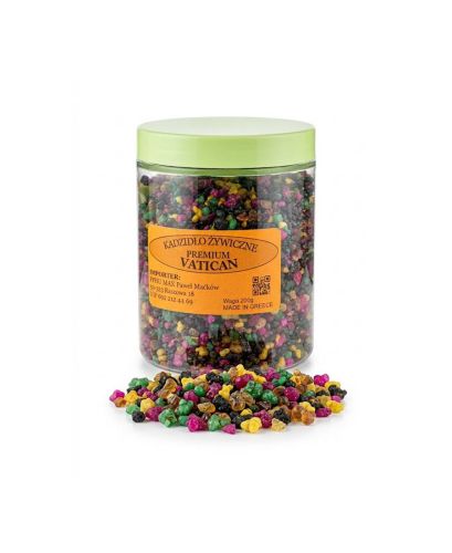 Kadzidło żywiczne PREMIUM VATICAN 200 g — pełna paleta różowych, zielonych, żółtych ziaren