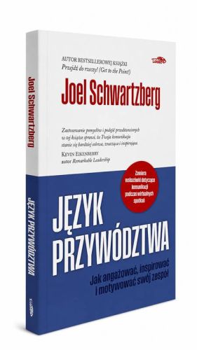 Język przywództwa Joel Schwartzberg poradnik komunikacji dla liderów zespołów oprawa miękka okładka niebieska