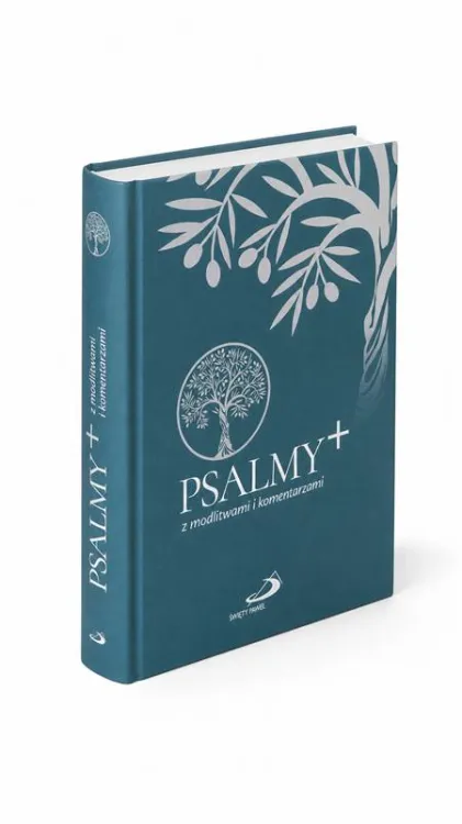 Psalmy Plus z modlitwami i komentarzami, psałterz Edycji Świętego Pawła, turkusowa okładka z drzewem życia