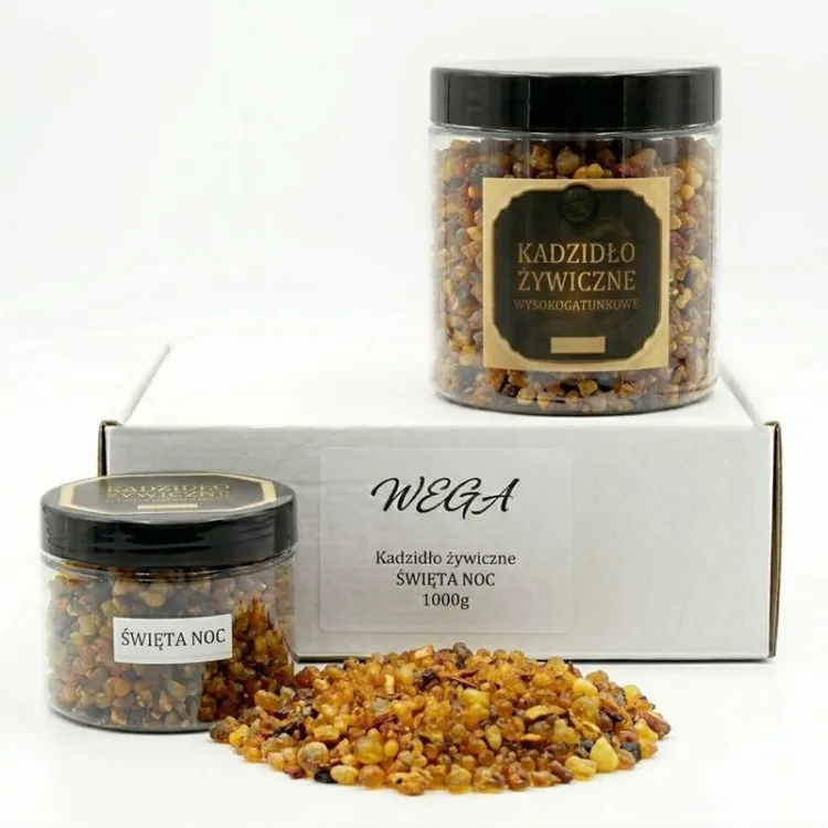 Kadzidło żywiczne Święta Noc – miodowe – słoiczki 100 g i 280 g oraz pudełko 1 kg