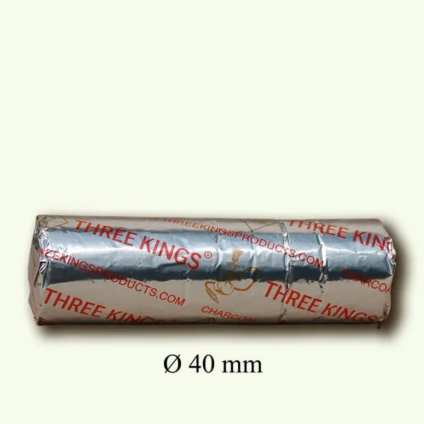Węgle do kadzidła THREE KINGS 40mm - rolka 10 sztuk e-religijne.pl