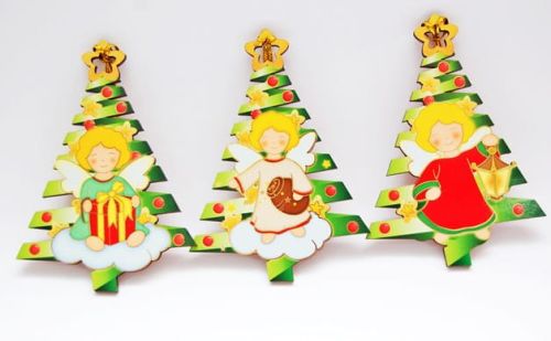 Religijna ozdoba świąteczna do zawieszenia - choinka e-religijne.pl