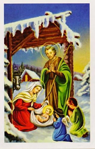 Obrazki kolędowe (opakowanie 100 sztuk) Gloria in excelsis Deo - 1 pomoce duszpsterskie księgarnia e-religijne.pl