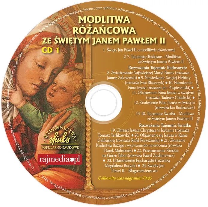 Polski modlitewnik (+ 2 płyty CD z Modlitwą różańcową ze św. Janem Pawłem II) e-religijne.pl