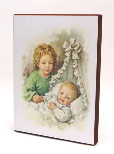 Anioł Stróż - obrazek na desce - C e-religijne.pl