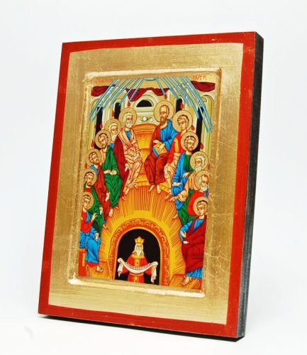 Ikona bizantyjska Zesłanie Ducha Świetego 18 x 24 e-religijne.pl