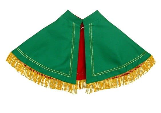 Kołnierz ministrancki dwustronny - zielony/czerwony - pelerynka e-religijne.pl