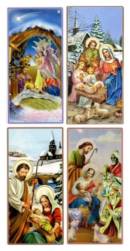 Obrazki na kolędę - mix 400 sztuk 7 x 13 sklep e-religijne.pl