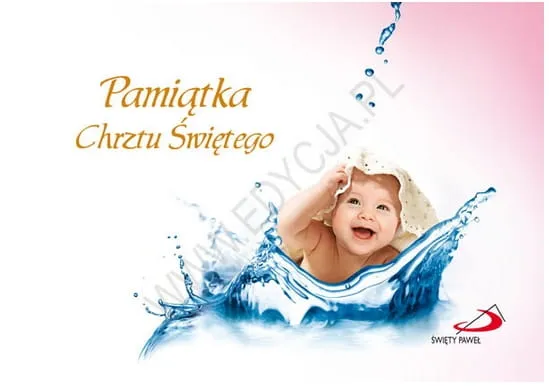 Pamiątka Chrztu Świętego - dla dziewczynki e-religijne.pl
