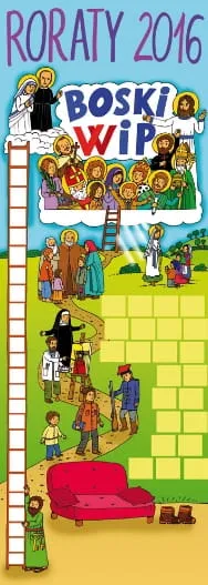 Boski WIP - sprawdziany kontrolki na adwent - roraty 2016 Wydawnictwo Św. Stanisława księgarnia e-religijne.pl