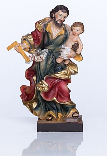 Sklep chrześcijański dewocjonalia: Figurka Świętego Józefa Robotnika - wysokość 17,5 cm Księgarnia religijna