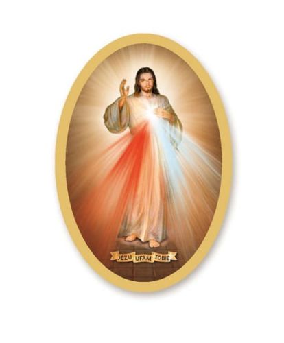 POMOCE DUSZPASTERSKIE - KSIĘGARNIA - SKLEP: Naklejki JEZU UFAM TOBIE - zestaw 6 sztuk e-religijne.pl