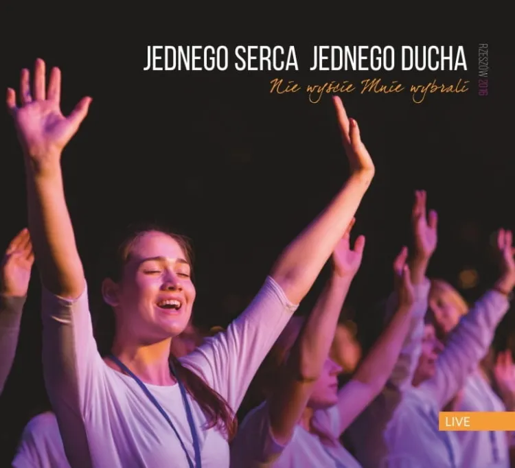Koncert Jednego Serca Jednego Ducha 2016 (płyta CD) . Uwielbieniowa muzyka chrześcijańska z koncertu w Rzeszowie - księgarnia religijna