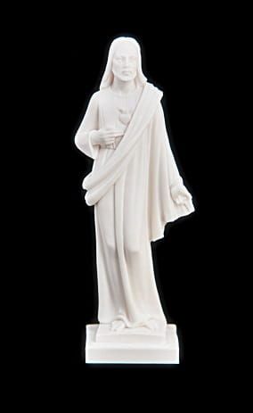Serce Pana Jezusa - rzeźba alabastrowa wys. 25 cm e-religijne.pl