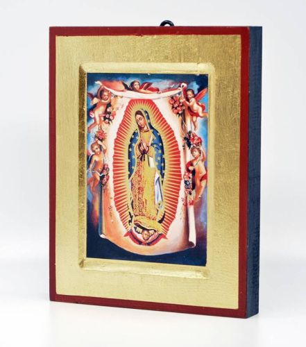 Ikona Matka Boża z Guadalupe 14 x 18 ikony z certyfikatem