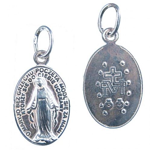 Srebrny Cudowny Medalik e-religijne.pl