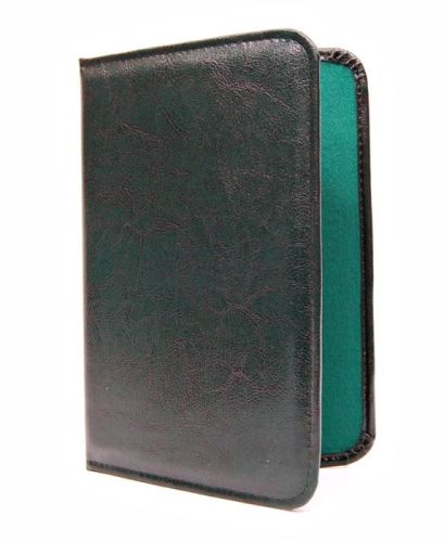 Okładka na homilie - skóra ekologiczna - format A5 - zielona e-religijne.pl