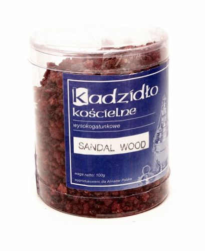 Kadzidło kościelne żywiczne SANDAL WOOD - DRZEWO SANDAŁOWE 100 g e-religijne.pl