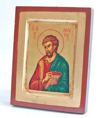 Ikona bizantyjska św. Łukasz 10 x 13 sklep ikony duży wybór