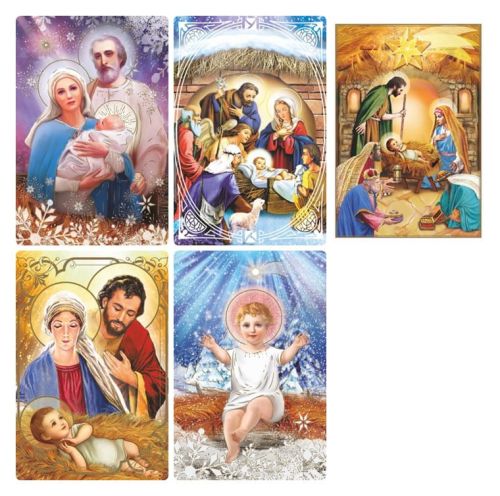 Obrazki kolędowe mix wzorów 500 sztuk sklep pomoce duszpasterskie