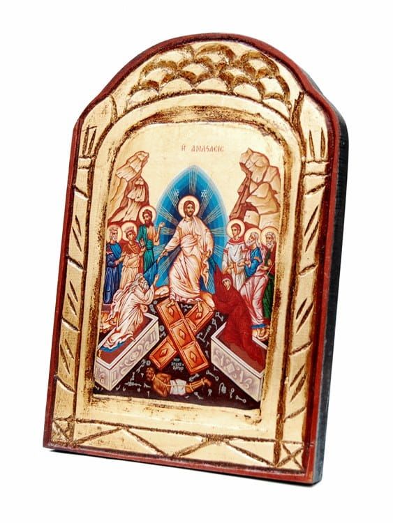 Ikona Zmartwychwstania - bizantyjska 1SK 18 cm x 26 cm e-religijne.pl