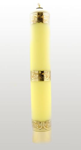 Świeca ołtarzowa na wkład olejowy (komplet z wkładem) - 40 cm (ż)
