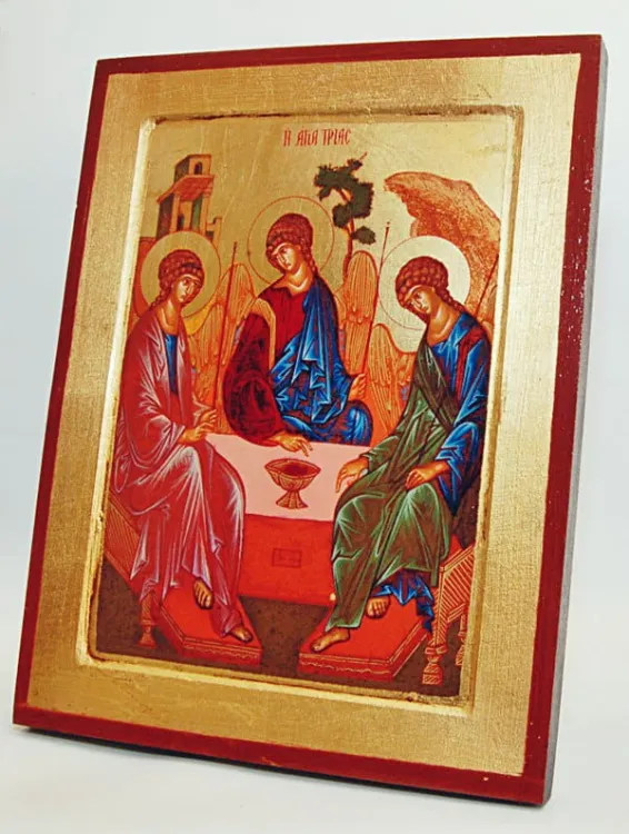 Ikona Trójcy Świętej Rublowa 24 x 31 cm e-religijne.pl