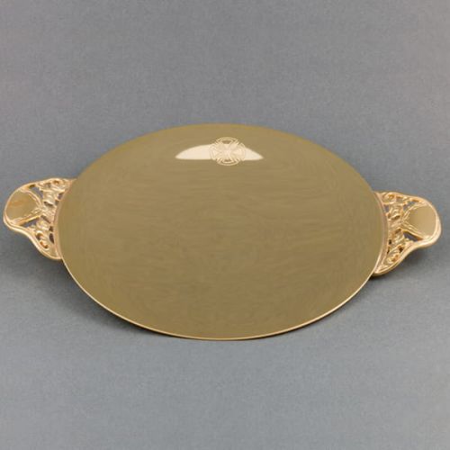 Patena do podawania pozłacana z uchwytami e-religijne.pl