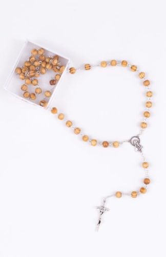 Różaniec drewniany z pudełkiem R667P dewocjonalia sklep religijny - rozważania, medytacje różańcowe, dobra cena, szybka wysyłka e-religijne.pl