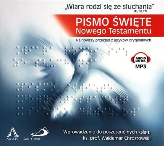 Pismo Święte Nowego Testamentu na CD. Audiobook MP3 Edycja św. Pawła e-religijne.pl
