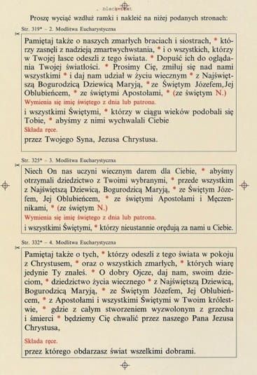 Wklejki do Mszału – wspomnienie św. Józefa e-religijne.pl