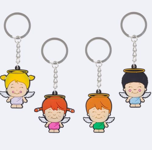 Sklep chrześcijańskie e-religijne.pl: Breloczek do kluczy UŚMIECHNIĘTY ANIOŁEK KC294A