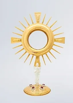 Monstrancja złocona niska K10 e-religijne.pl