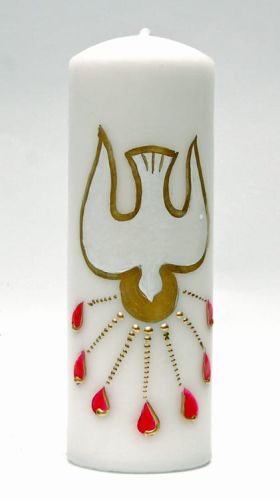 Świeca ołtarzowa samospalająca na bierzmowanie 30 cm e-religijne.pl