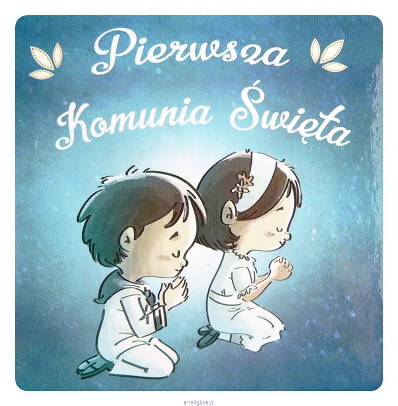Podstawka korkowa "Pierwsza Komunia Święta" sklep chrześcijański e-religijne.pl