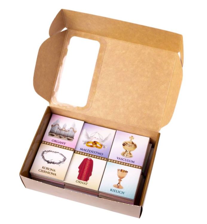 Gra Domino chrześcijańskie - Wyposażenie i symbole sklep religijny upominki dla ministrantów