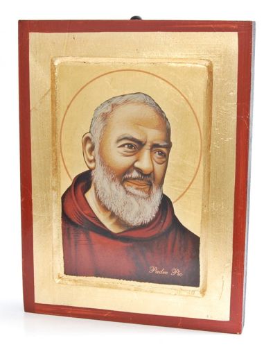 Ikona bizantyjska św.Ojciec Pio e-religijne.pl